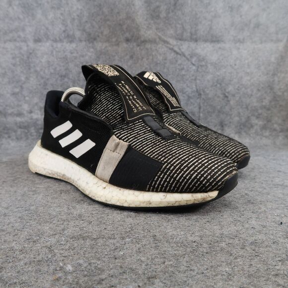 Adidas Shoes Men 8 Athletic Trainer SenseBoost Running Sport Active Casual Black - Picture 1 of 16